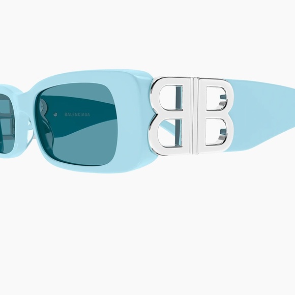 Balenciaga Light Blue Sunglasses with Logo Detail main image 4